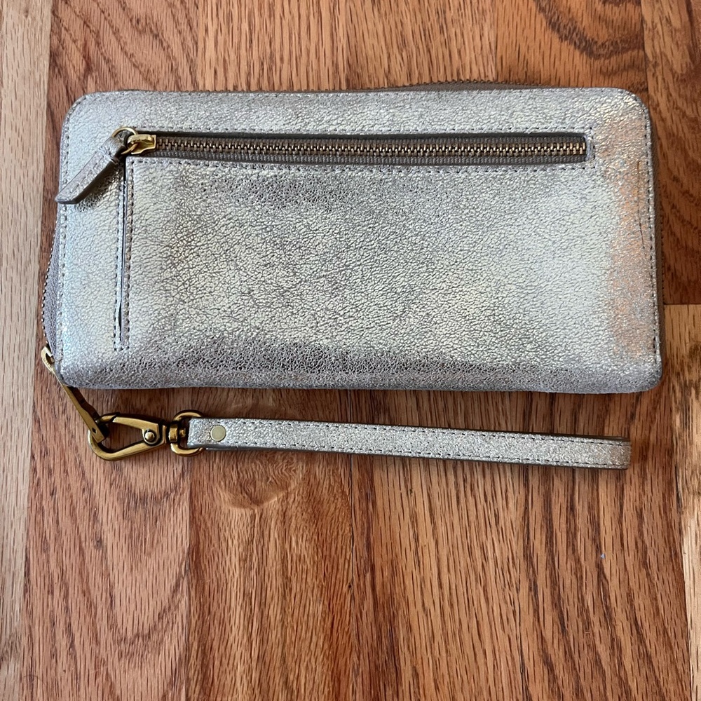 Gold HOBO wristlet